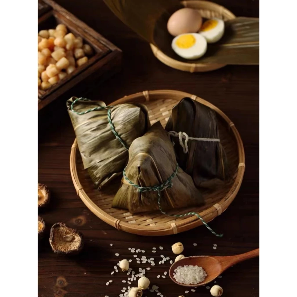 Flavorful Rice Dumplings Classic Salted Egg and Chestnut Rice Dumplings Homemade Rice Dumplings - Image 5